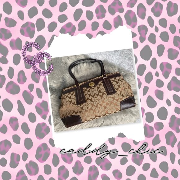 EUC Coach Hampton Business Carryall - Signature Jacquard - Picture 1 of 10